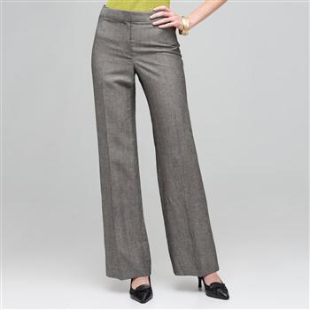 Washable Linen Classic Yoke Pant, , large